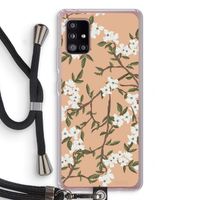 Blossoming spring: Samsung Galaxy A51 5G Transparant Hoesje met koord