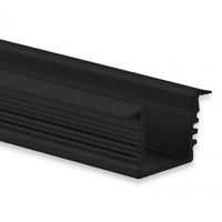 LED profiel inbouw zwart PL3 200cm 8106033 prijs p/m