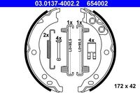 Remschoenset, parkeerrem 03013740022 - thumbnail