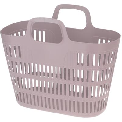 Wastas - flexibel - 25L - 47 x 23 x 32 cm - lichtroze - boodschappentas Wastas - flexibel - 25L - 47 x 23 x 32 cm - lichtroze - boodschappentas