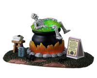 Halloweenminiatuur Nothing Like A Hot Bath 12x19x10 cm - Lemax