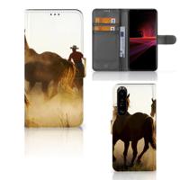 Sony Xperia 1 III | Telefoonhoesje | Met pasjeshouder | Design Cowboy