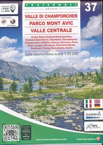 Wandelkaart 37 Valle di Champorcher | Fraternali Editore