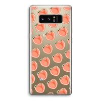 Just peachy: Samsung Galaxy Note 8 Transparant Hoesje - thumbnail