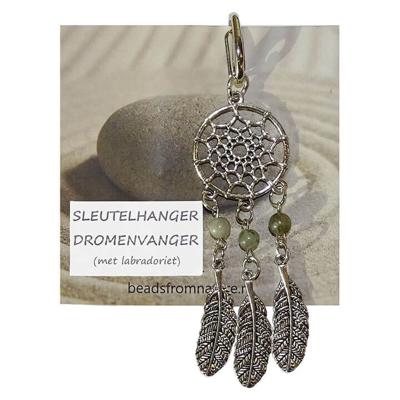 Sleutelhanger Dromenvanger met Labradoriet