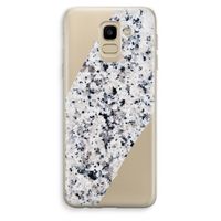 Gespikkelde marmer: Samsung Galaxy J6 (2018) Transparant Hoesje