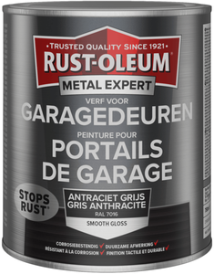 rust-oleum metal expert verf voor garagedeuren hoogglans ral 6005 750 ml