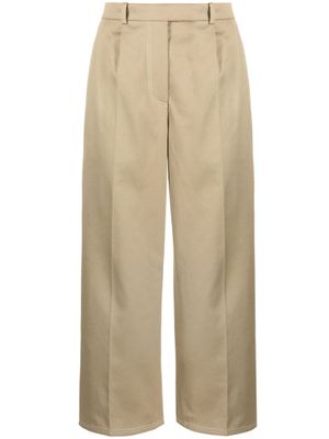 Thom Browne pantalon court à design plissé - Tons neutres