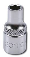 Dop 1/4", 6-kant 6mm 21506