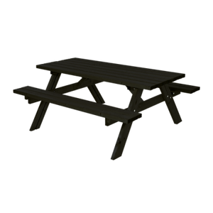 Zwarte Picknicktafel