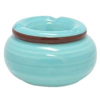 Dolomite Storm Asbak - keramiek - 13,5 x 7 cm - turquoise