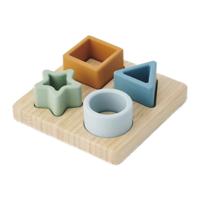 Tickit Silisoft Figuren Puzzel Neutrale Kleuren 4 stuks