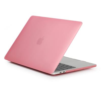 Laptop Frosted stijl PC beschermende case voor MacBook Pro 13 3 inch A1989 (2018) (roze)