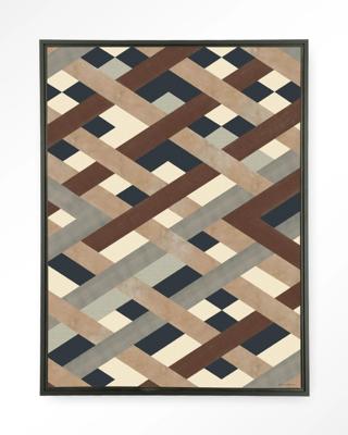 Urban Cotton Wandkleed 'Timber' 80 x 110cm in Floating Frame - black Urban Cotton Wandkleed 'Timber' 80 x 110cm in Floating Frame - black