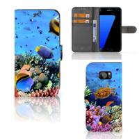 Samsung Galaxy S7 Edge | Telefoonhoesje | Met pasjeshouder | Vissen Samsung Galaxy S7 Edge | Telefoonhoesje | Met pasjeshouder | Vissen