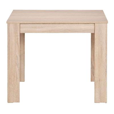 Leen Bakker - Eetkamertafel Sepp - Eikenkleur - 75x80x80 Cm - Spaanplaat - Bruin