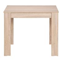 Leen Bakker - Eetkamertafel Sepp - Eikenkleur - 75x80x80 Cm - Spaanplaat - Bruin