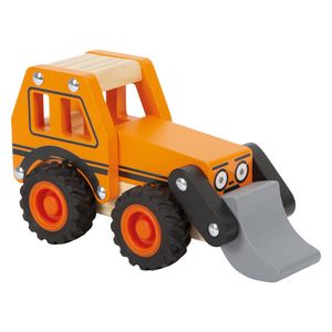 Small Foot houten graafmachine oranje