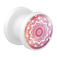 Tunnel met Mandala-design Acryl Tunnels & Plugs