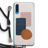 Geo #3: Samsung Galaxy A50 Transparant Hoesje met koord