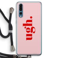 Ugh: Huawei P20 Pro Transparant Hoesje met koord
