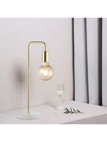 Light depot - Noble Marble Tafellamp - Marmer/Goud - Outlet - thumbnail