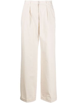 A.P.C. pantalon de tailleur à coupe droite - Tons neutres