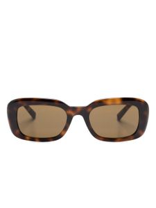 Saint Laurent lunettes de soleil SL M130 à monture carrée - Marron