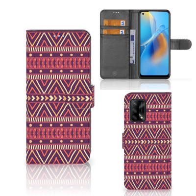 OPPO A74 4G | Telefoon Hoesje | Aztec Paars