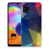 Samsung Galaxy A31 | TPU Hoesje | Polygon Dark