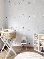 Behang Starry Skies Rol Blauw