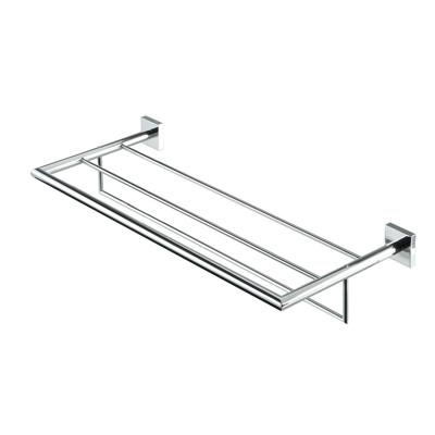 Handdoekrek Geesa Nelio | 60 cm | Met plateau | Chroom