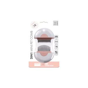 M-Pets 2 in 1 Mini Kam Lang haar - Roze - 9
x 9 x 3 cm