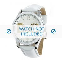 Horlogeband Dolce & Gabbana DW0706 Leder Wit 20mm - thumbnail