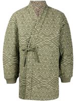 Maharishi veste matelassée à design réversible - Vert - thumbnail