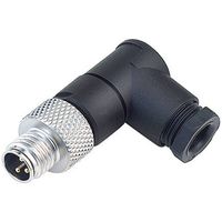 binder 99-3387-00-04 Sensor/actuator connector, niet geassembleerd M8 Aantal polen (sensoren): 4 Stekker, haaks 1 stuk(s) Piece - thumbnail