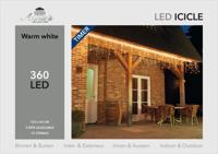 IJspegelverlichting 360 lampjes warm wit Icicle Lights - Annas collection