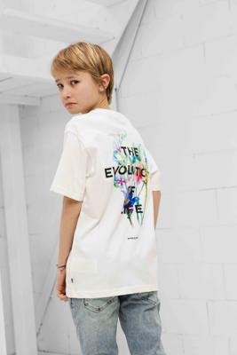 Ballin Amsterdam Natural Flow T-shirt Kids Wit - Maat 176 - Kleur: Wit | Soccerfanshop