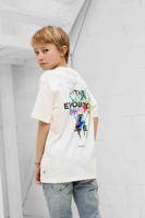 Ballin Amsterdam Natural Flow T-shirt Kids Wit - Maat 164 - Kleur: Wit | Soccerfanshop