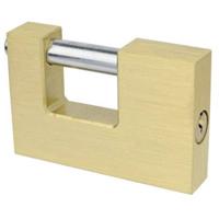 Brüder Mannesmann M41360 Hangslot 60 mm Gelijksluitend Goud Hangslot met profielcilinder