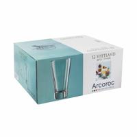 Glazenset Arcoroc Shetland Transparant Glas 12 Stuks 220 ml - thumbnail