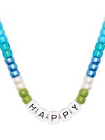 Lauren Rubinski Love Beads collier à perles Happy - Bleu