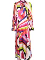 PUCCI caftan long à imprimé Iride - Rose - thumbnail