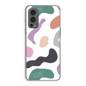 Memphis Shapes: OnePlus Nord 2 5G Transparant Hoesje