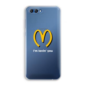 I'm lovin' you: Honor 10 Transparant Hoesje