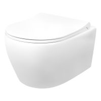 Wandcloset Aloni | Rimless | Met bidet | Excl.Toiletzitting | Keramiek | Wit