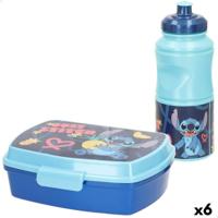 Lunchbox Stitch 380 ml 17 x 5,5 x 13,5 cm Fles (6 Stuks)