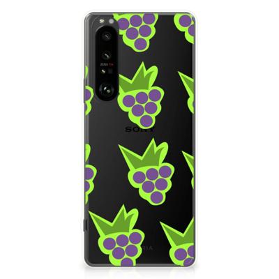 Sony Xperia 1 III | Siliconen Case | Druiven