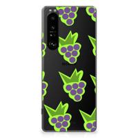 Sony Xperia 1 III | Siliconen Case | Druiven
