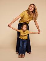 T-shirt meisjes biologisch katoen olijf